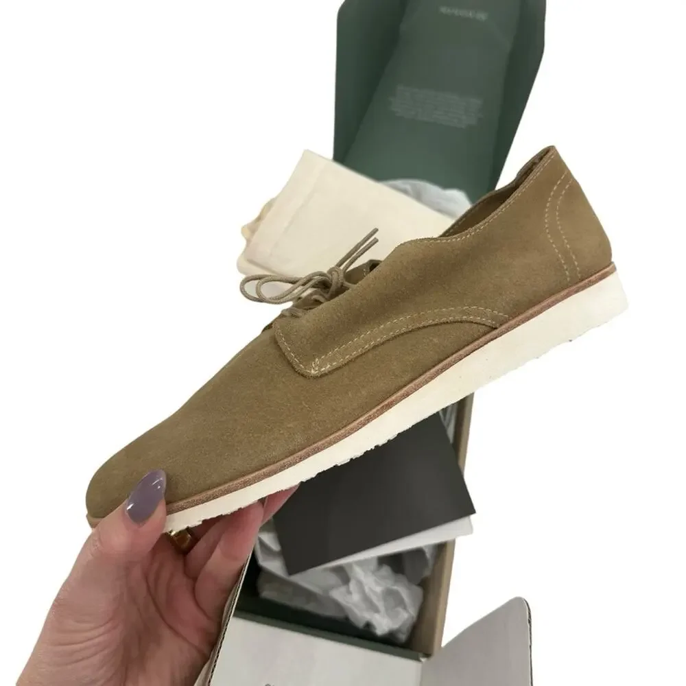Nisolo Sedona Lightweight Derby Stone Suede Oxfords Women’s Shoes Leather 8.5 - Picture 7 of 10